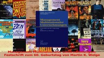 Download  Management Multinationaler Unternehmungen Festschrift zum 60 Geburtstag von Martin K PDF Frei