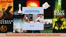 Lesen  Personalentwicklung im Customer Care Center Ebook Frei