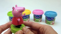 howto Play Doh Peppa Pig and Friends Playdough kit Peppa Pig Toy lababymusica