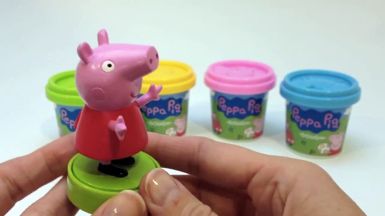 howto Play Doh Peppa Pig and Friends Playdough kit Peppa Pig Toy lababymusica