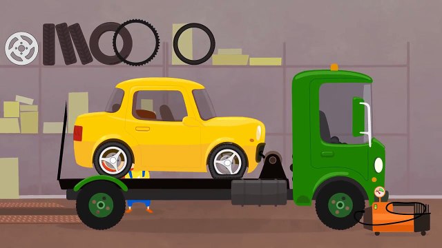 Мультик для детей про машинки Доктор Машинкова Мультик про Эвакуатор и запасное колесо