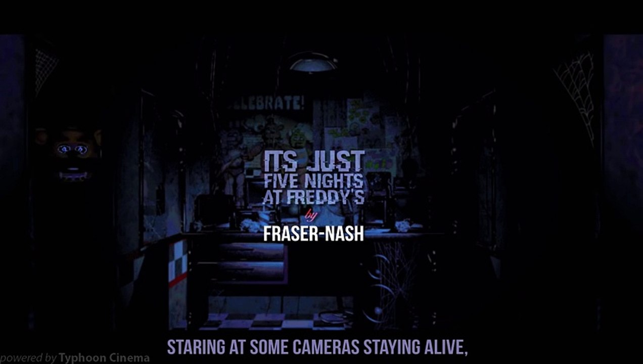 Five Nights At Freddys Song/Rap (Gangsters Paradise Coolio Parody) Lyric Video Typhoon Ci