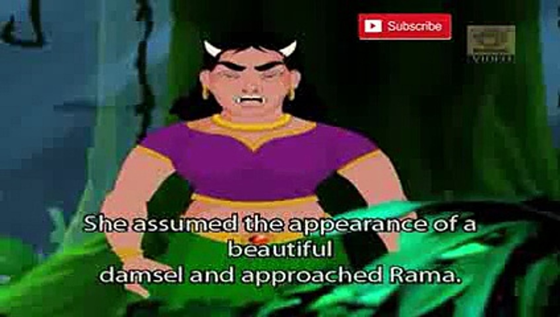 Surpanakha - Short Story from Ramayana - Animated _ Cartoon Stories for  Children - YouTube - video Dailymotion