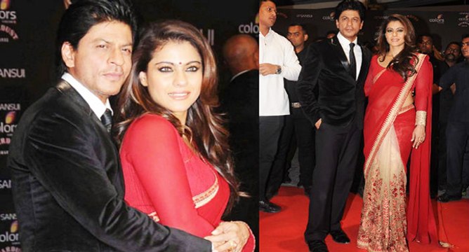 Dilwale Pair Shahrukh Khan & Kajol Speaks at Colors Red Carpet Of The Sansui Stardust Award 2015 | Bollywood News Gossips