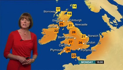 LOUISE LEAR: : BBC Weather 08 July 2013 Finally. Settled Summer Weather!