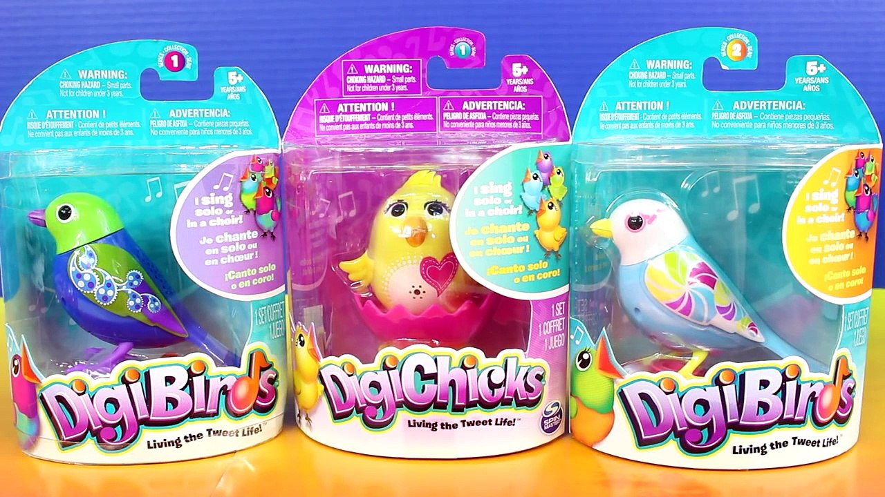 DigiBirds DigiChicks & Swing & Seesaw Birdhouse Sing-a-long birds that tweet & sing togeth