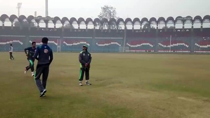 Muhammad amir Bowling In Training camp