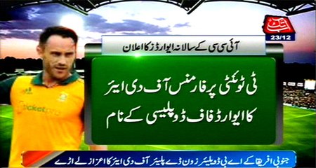 Dubai: ICC announces annual awards