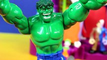 Hulk Is Controlled With Scarecrows Neurotoxin To Destroy Imaginext Batman & Robin Batcave