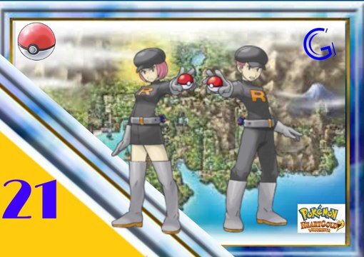 Pokémon Or Heart Gold épisode 21 Le Repaire de la Team Roket partie 1
