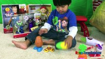 GOLDEN GIANT EGG SURPRISE OPENING Disney Toy Story Woody Buzz Lightyear Ryan ToysReview