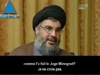 Nasrallah "admire" israel