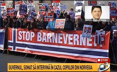Titus Corlatean someaza Guvernul Ciolos sa intervina in sprijinul familiei Bodnariu din Norvegia