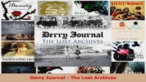 PDF Download  Derry Journal  The Lost Archives PDF Online
