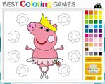 噶噶 Peppa Pig Bailarina Fun Episode Coloring peper pig