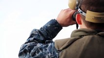 US Marines Firing the Powerfull Mk38/ M242 Bushmaster on a Boat