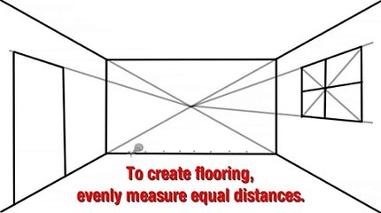 How to Draw with One Point Perspective option1