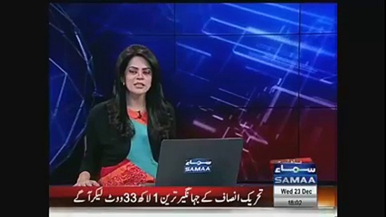 Jahangir Khan Tareen Victory Announcement At PTI Secretariat NA-154 Lodhran (23.12.15)