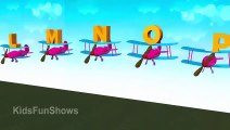 Flying Aeroplane ABCD songs for kids | Nursery ABCD songs for childrens | alphabet ABCD s