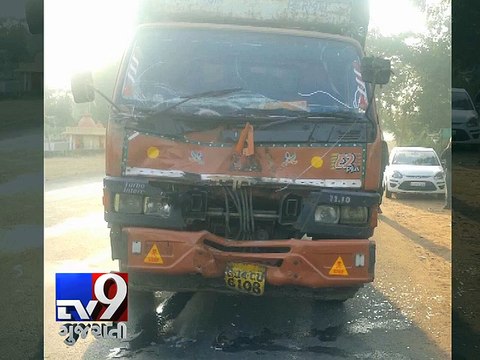 Man dies as truck hits moped, Ahmedabad - Tv9 Gujarati