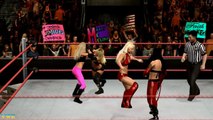 WWE Maryse Vs. Kelly Vs. McCool Vs. Melina