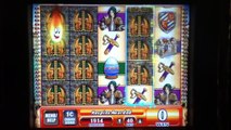 GRIFFINS GATE Penny Video Slot Machine with SUPER RESPINS and BIG WIN Las Vegas Strip Cas
