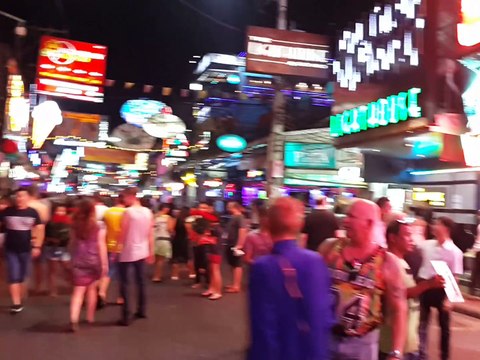 Thailand Pattaya Walking Street - Go-go bar - Nightlife - Sexy Dance show -NightClub - Disco