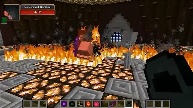 NECROMANCER VS PINKY - Minecraft Mob Battles - Better Dungeons Mod & Lycanite's Mobs Mod
