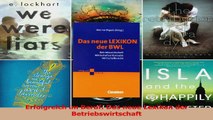 Download  Erfolgreich im Beruf Das neue Lexikon der Betriebswirtschaft Ebook Frei