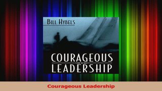 Read  Courageous Leadership PDF Free