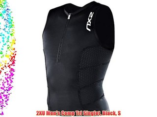 2XU Men's Comp Tri Singlet Black S