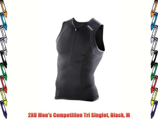 2XU Men's Competition Tri Singlet Black M