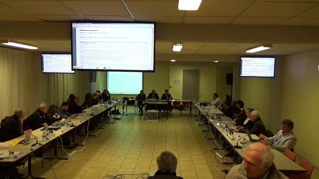 conseil municipal de Plaisance du Touc du 16/12/2015 partie 1/2