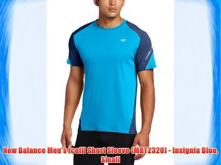 New Balance Men's Icefil Short Sleeve (MRT2320) - Insignia Blue Small