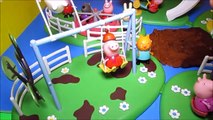 Play PEPPA PIG Nickelodeon 6 Muddy Puddles Playground Playsets With Play Doh By WD Toys. Family