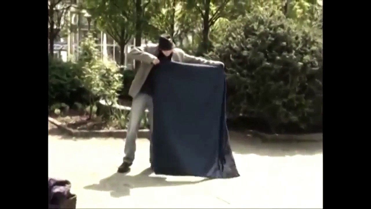 Magician Makes Girl Disappear and Reappearing : Magic Tricks