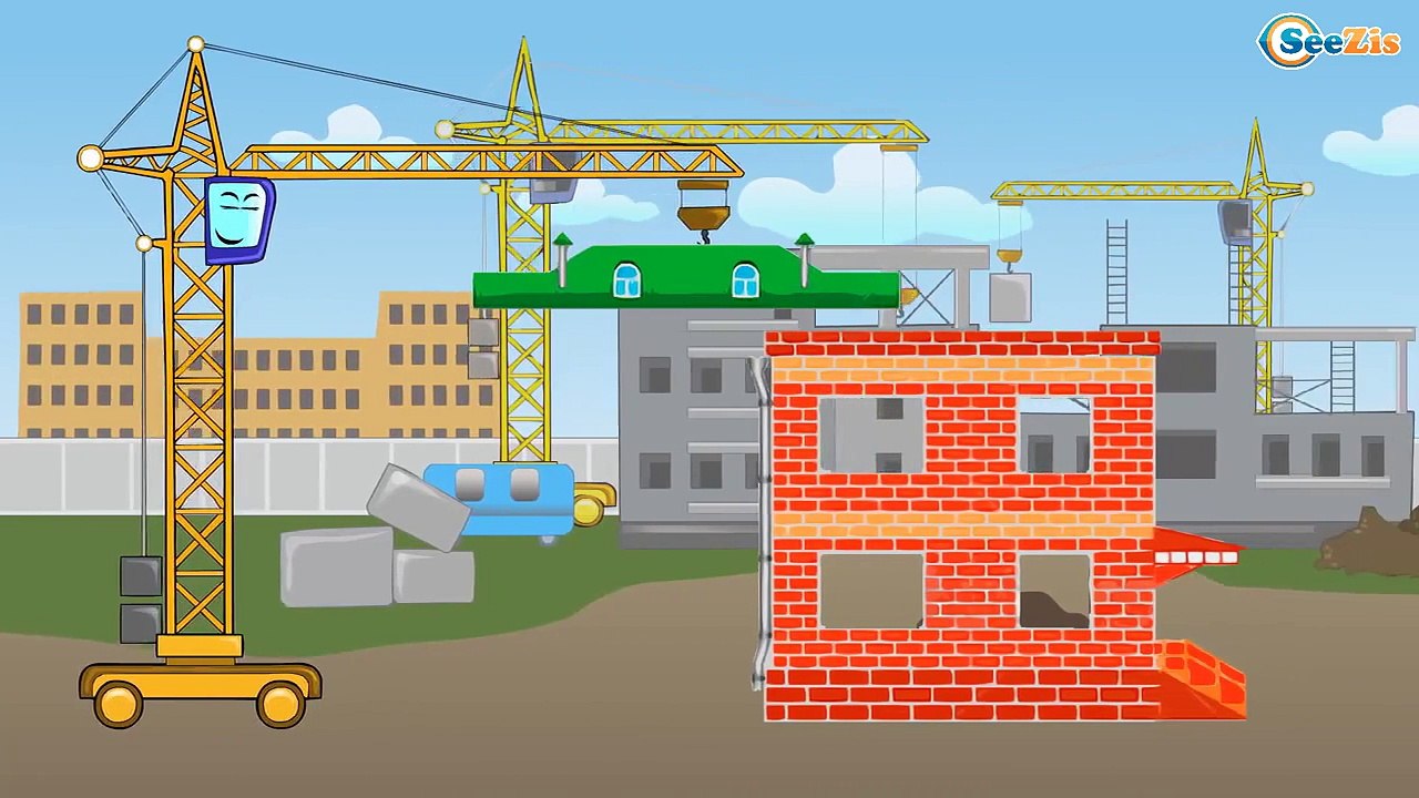 ✔ Truck on the construction site. Cars Cartoons for children - Compilation for kids - 49 Episode ✔