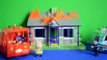 play-doh Fireman Sam Rescue Police Station Fire!!!! Peppa Pig Fire Engine Story Kids Animation