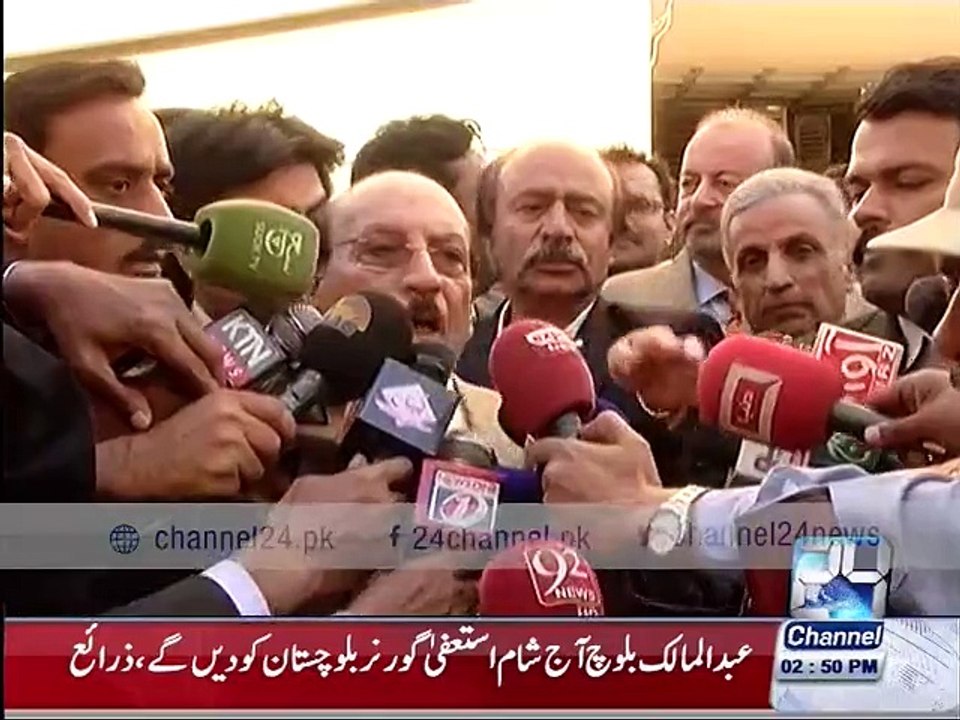 CM Sindh Qaim Ali Shah media talk