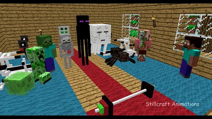 Monster School: Acrobatics - Minecraft Animation