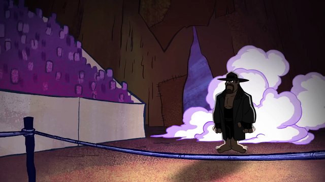 The Flintstones & WWE: Stone Age Smackdown Barney Vs The Undertaker