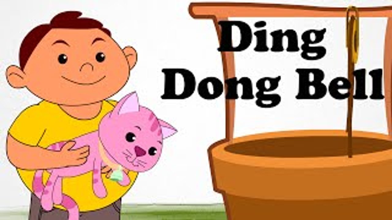 Ding Dong Bell | Cartoon Kids English Nursery Rhymes | HD Animated Songs For Children