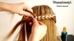 -Hairstyles For Long Hair. 4 Strand Braid Hair With Ribbon
