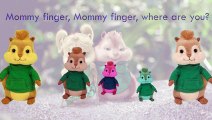 Chipmunks Finger Family Song Alvin Daddy Finger Nursery Rhymes Full animated cartoon engli