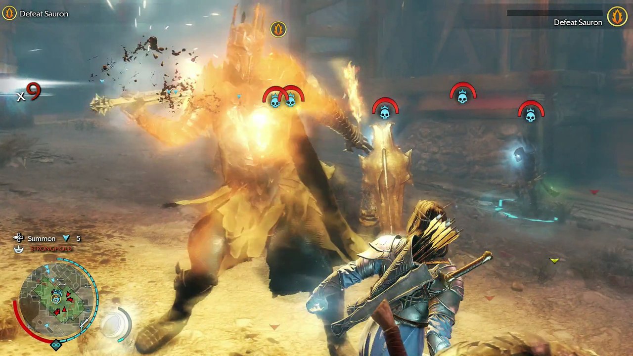 The True Lord of the Ring Bright Lord DLC 100% trophies Middle Earth Shadow of Mordor