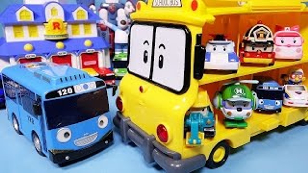 Robocar Poli, Tayo the little bus mini car toys 타요 폴리 장난감