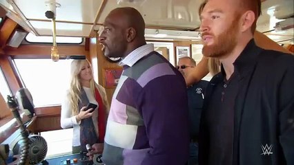 WWE Superstars and Divas tour the USS New York while visiting Naval Station Mayport