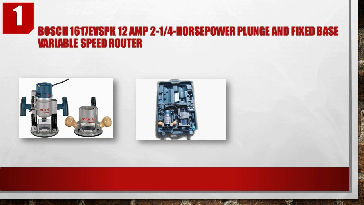 Top 4 Bosch Router