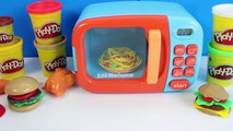 Just Like Home Microwave Oven Toy Play Doh Kitchen Toy Cutting Food Cooking Playset Toy Vi