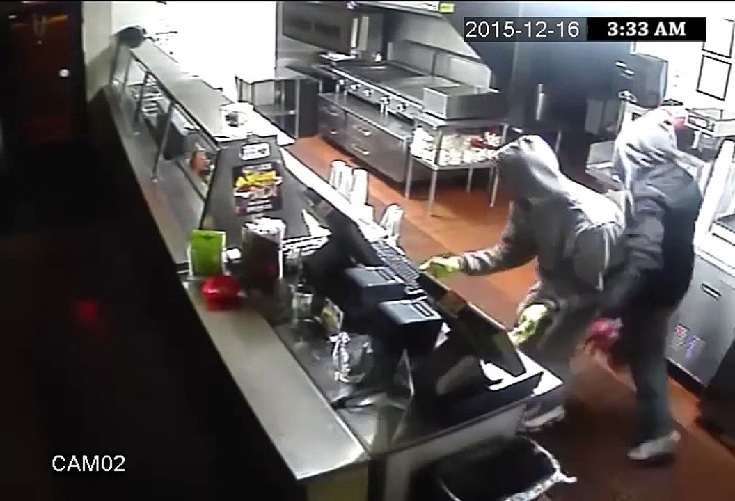 Tacos Restaurant made Tv Ad with real Robbery filmed by CCTV Cameras